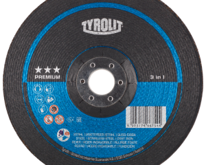 Brusna ploča 3in1 za čelik, inox i lijevano željezo - 125x7,0x22,23