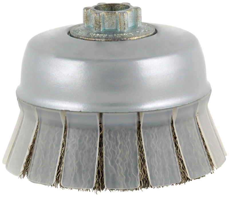 Lončasta četka SHIELD za inox - 80x25xM14-2