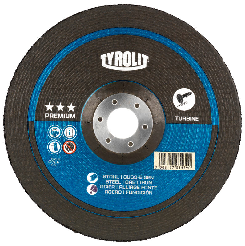 Brusna ploča T-GRIND za čelik i lijevano željezo - 230x7,0x22,23