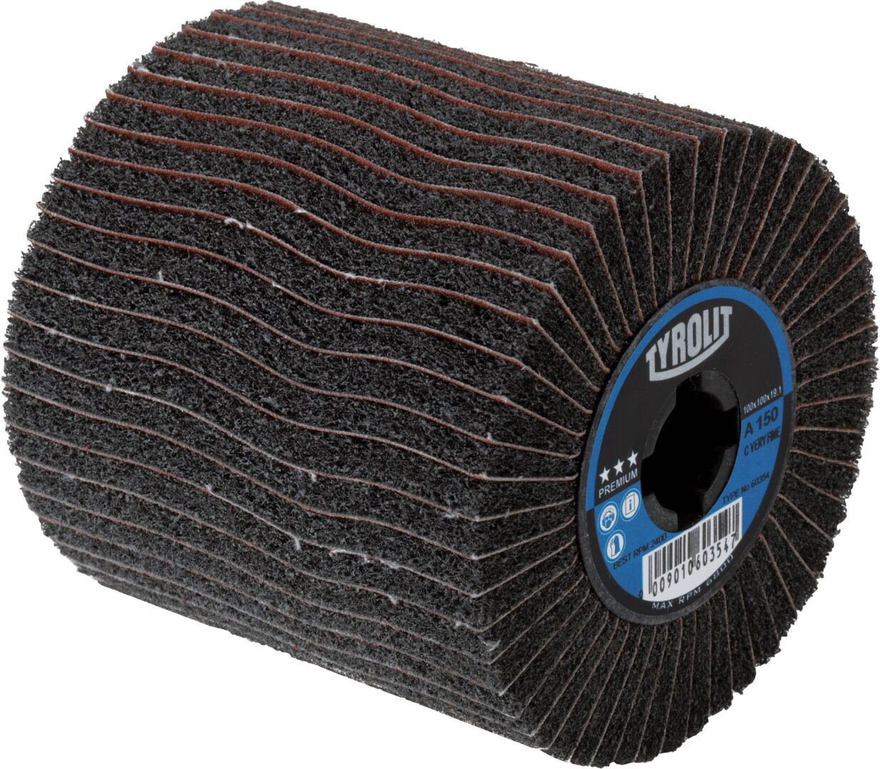 Spiralni valjak za čelik, inox i aluminij - 100x100x19,1 gr.80 A SREDNJE