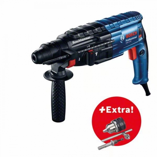 GBH 240 bušaći čekić + stezna glava s ključem, kovčeg