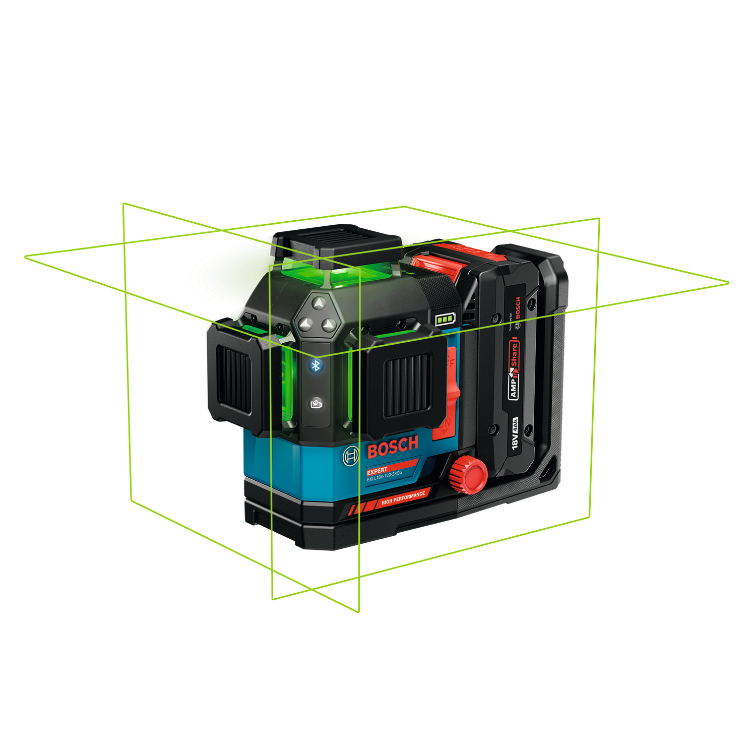 Laserski nivelir EXPERT EXLL18V-120-33CG - Slika 2