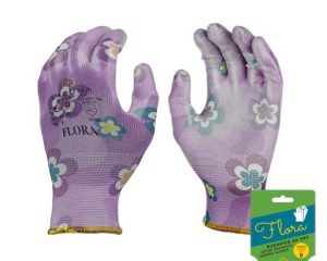 FLORA Vrtna rukavica roza vel 8