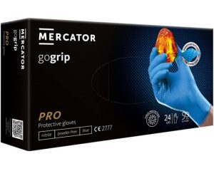 Jednokratne rukavice MERCATOR GOGRIP PRO plave bez pudera 50/1