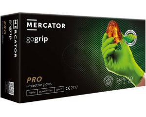 Jednokratne rukavice MERCATOR GOGRIP PRO zelene bez pudera 50/1