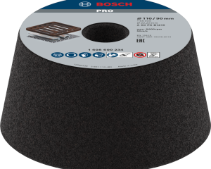 Konusni brusni lonac PRO Metal Conical Cup Wheel, 90 x 110 x 55 mm, G60