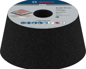 Konusni brusni lonac PRO Stone Conical Cup Wheel, 90 x 110 x 55 mm, G24
