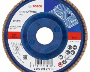 Lamelirana brusna ploča X431, Standard for Metal