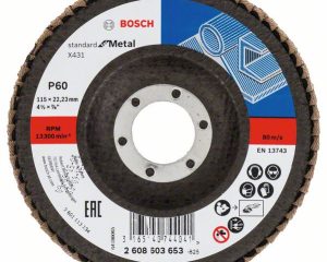 Lamelirana brusna ploča X431, Standard for Metal