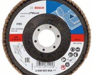 Lamelirana brusna ploča X431, Standard for Metal