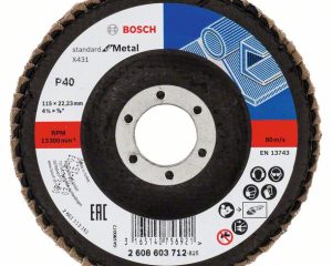 Lamelirana brusna ploča X431, Standard for Metal