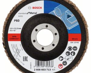 Lamelirana brusna ploča X431, Standard for Metal