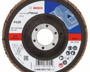 Lamelirana brusna ploča X431, Standard for Metal