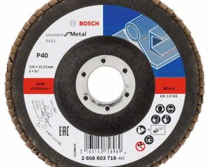 Lamelirana brusna ploča X431, Standard for Metal