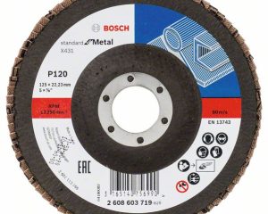 Lamelirana brusna ploča X431, Standard for Metal