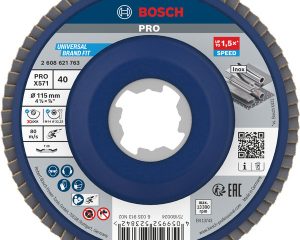 Lamelirani brusni disk PRO X571, pod kutom, 115 mm, G40, X-Lock