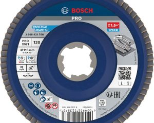 Lamelirani brusni disk PRO X571, pod kutom, 115 mm, G120, X-Lock