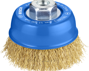 Lončasta četka PRO Metal clean, 75 x 0,3 mm, s navojem