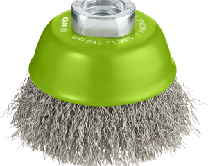 Lončasta četka PRO Stainless Steel clean, 75 x 0,3 mm, s navojem