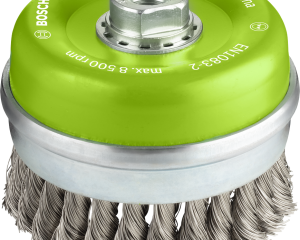 Lončasta četka PRO Stainless Steel heavy, 100 x 0,35 mm, s navojem