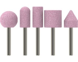 Set brusnih čepova PRO Steel, 25 x 24; 15 x 30; 15 x 30; 25 x 25; 20 x 25 mm, G60; G60; G60; G60; G60, 5 kom